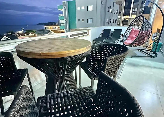 Cobertura Bombinhas Vista Panoramica Do Mar Na Aluguejaah Apartamento
